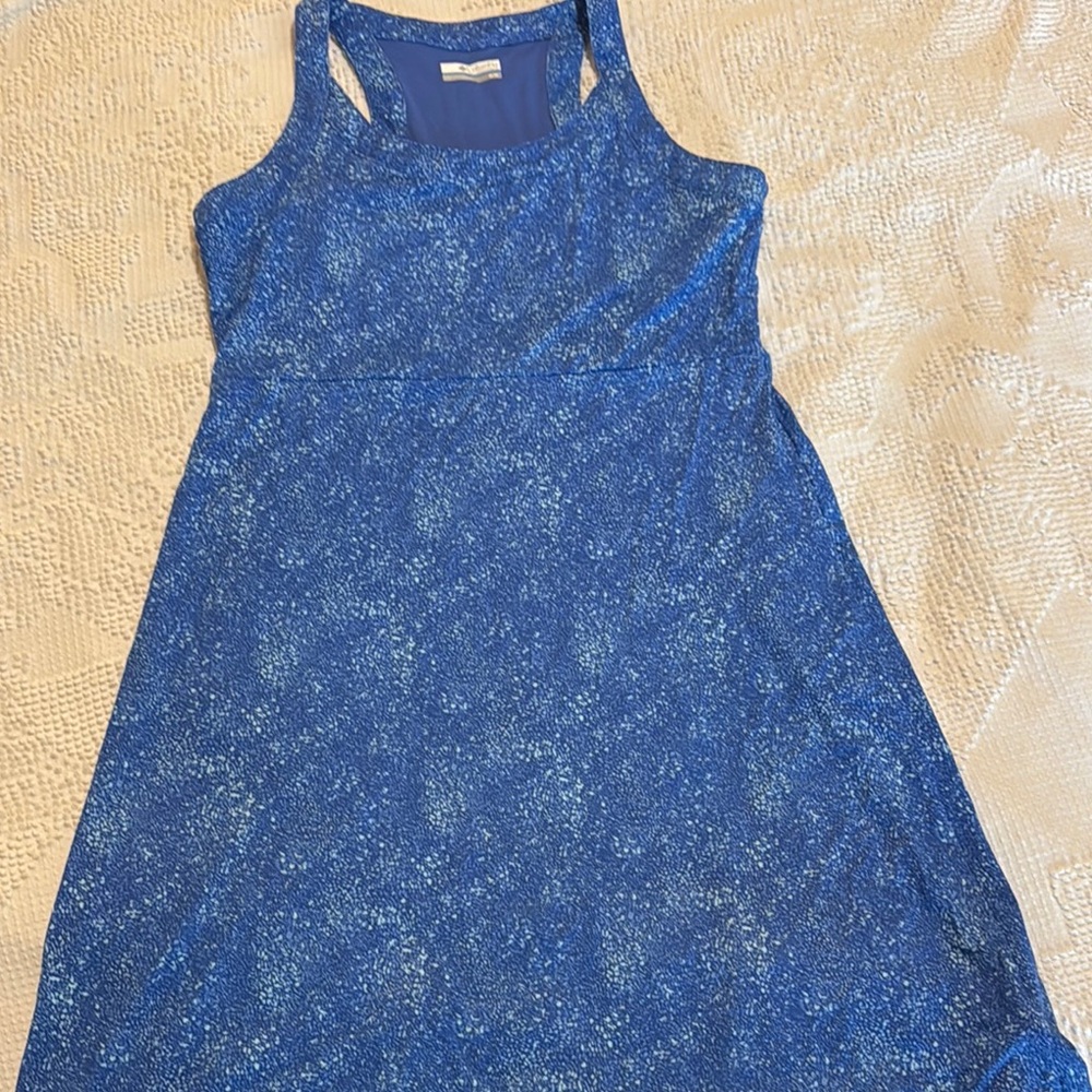 Columbia Blue Sleeveless Dress/Cover-up Size M